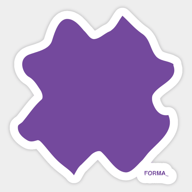 Purple X forma Sticker by Formas_